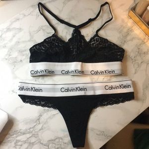 Calvin Klein Bra/Thong Set